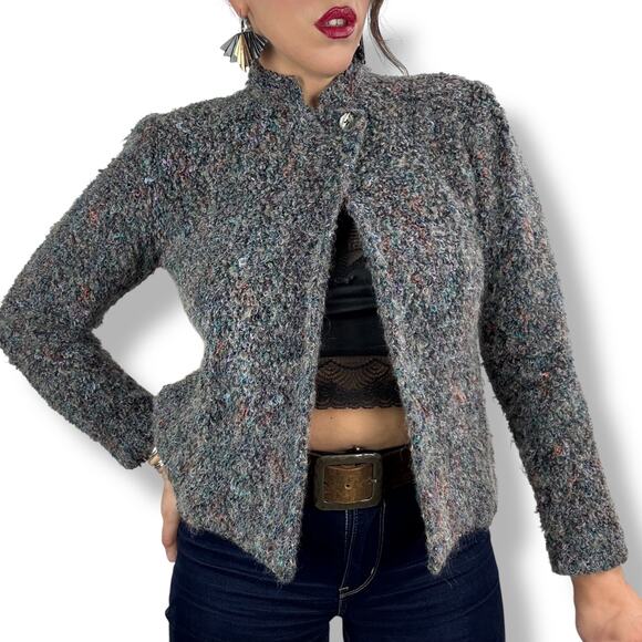 90's IT'S MAGIC by TONI GARMENT mohair single button cardigan - Picture 17 of 17